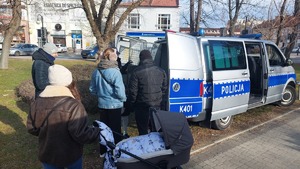 Policjanci podczas zabezpieczenia WOŚP