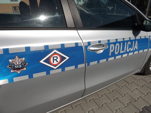 Radiowóz dębickiej drogówki