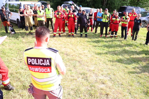 Odprawa uczestników ćwiczeń.