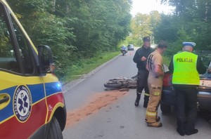 Miejsce wypadku w Stobiernej