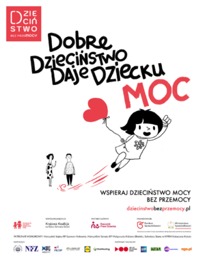 Logo Kampanii Dzieciństwo Bez Przemocy