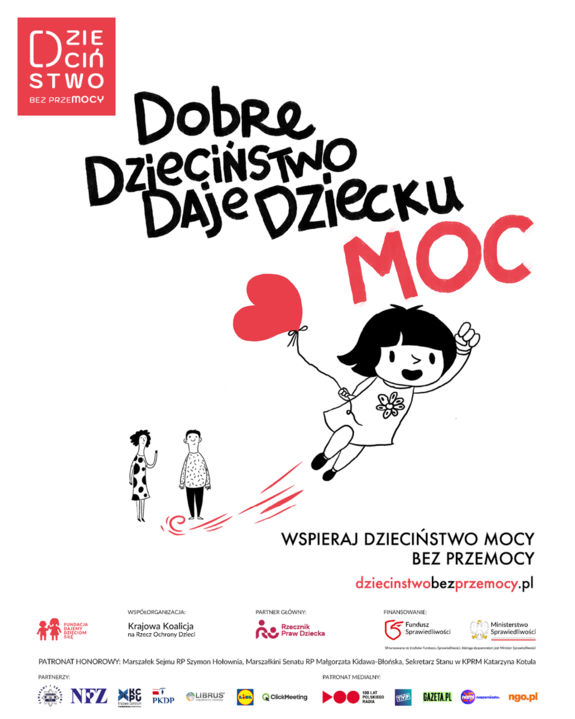 Logo Kampanii Dzieciństwo Bez Przemocy