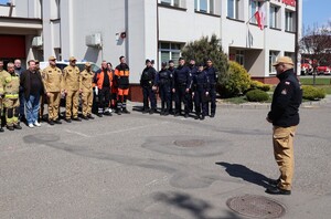 Odprawa służbowa uczestników ćwiczeń