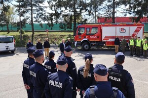 Odprawa służbowa uczestników ćwiczeń
