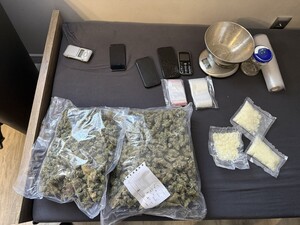 Zabezpieczone przez brzosteckich policjantów narkotyki