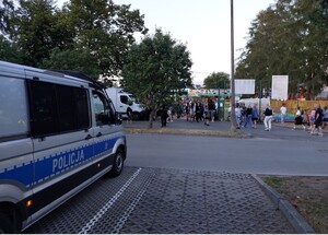 Policjanci podczas zabezpieczenia imprez z okazji "Dni Dębicy"