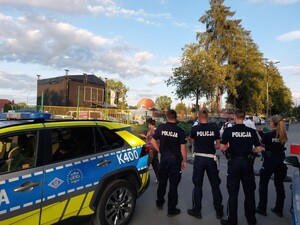 Policjanci podczas zabezpieczenia imprez z okazji "Dni Dębicy"