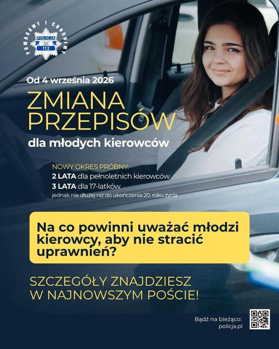 Nowe przepisy dla młodych kierowców