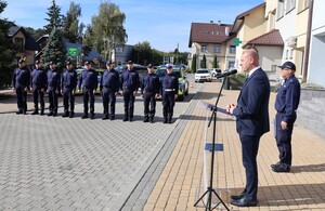 Przemawia Starosta Powiatu Dębickiego